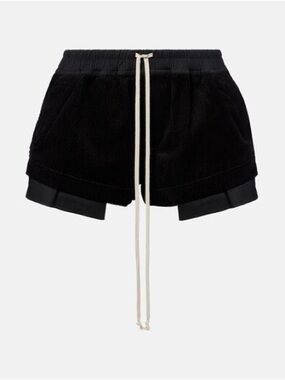 Rick Owens Fog Cotton and linen shorts Size 40